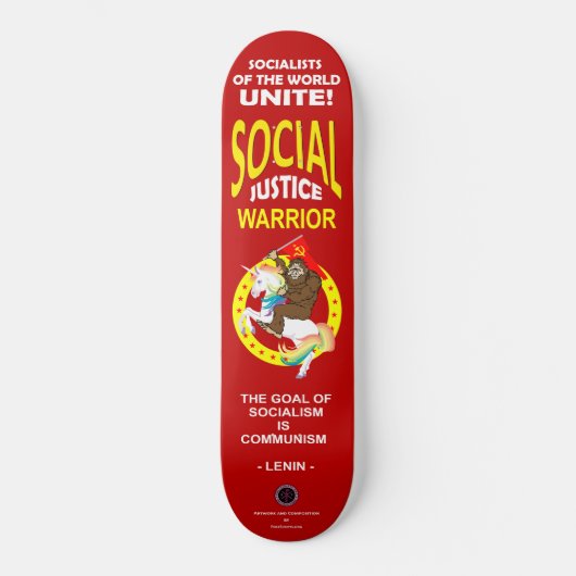 Social Justice Warrior Skateboard (Voorkant)