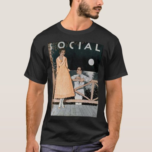Social Magazine cover T-shirt (Voorkant)
