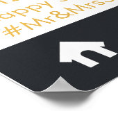 Social Media Feest Frame Foto Booth Prop Poster (Hoek)