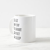 Social Media Gamer Black Art Mug (Devant gauche)