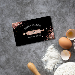 Social Media Gebak Chef bakker Rolling Pin Visitekaartje
