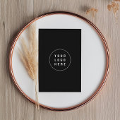 Social media iconen QR code zwart Visitekaartje