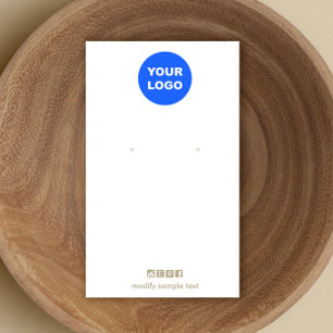 Social Media Icons Ajouter Logo Écouter Carte d'af