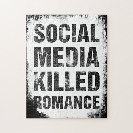 Social Media Killed Romance Legpuzzel (Verticaal)