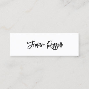 Social Media Networking Mi voor zwart en wit scrip Mini Visitekaartje