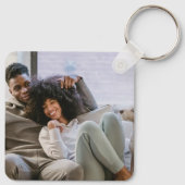 Social Media Nieuwheid Foto en Tekst Sjabloon Sleutelhanger (Achterkant)