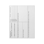 Social Media Pins Tracker voor Maandelijkse Planni Notitieblok (Gedraaid)