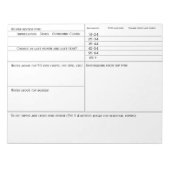 Social Media Pins Tracker voor Maandelijkse Planni Notitieblok (Voorkant)