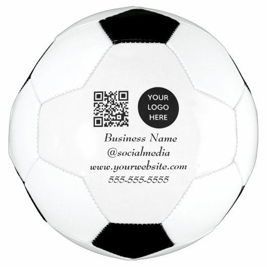 Social media QR Code Black Modern Business Logo (Devant)