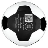 Social media QR Code Black Modern Business Logo (Tourné)