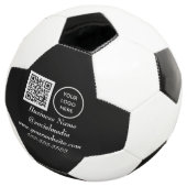 Social media QR Code Black Modern Business Logo (3/4)
