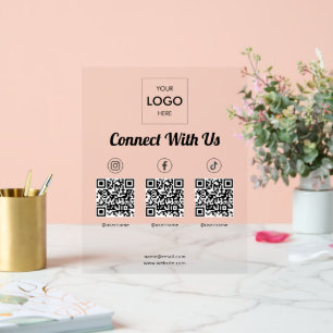 Social Media QR Code Entreprise