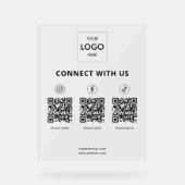 Social Media QR Code Entreprise (Recto)