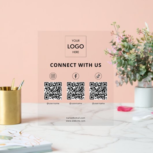 Social Media QR Code Entreprise (Mariage)