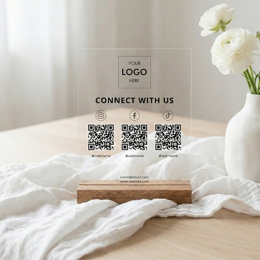 Social Media QR Code Entreprise