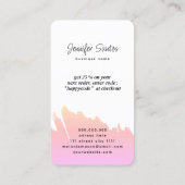 Social Media QR Code Logo Dank je wel Creatief Visitekaartje (Achterkant)