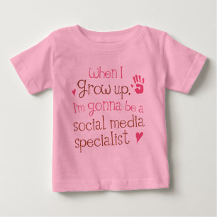 Social Media Specialist (Future) Baby Baby T-Shi