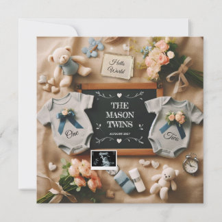 Social Media Twin Pregnancy Reveal, Twin Pregnancy Aankondiging