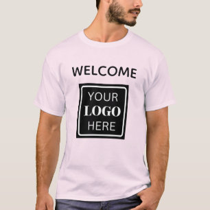 Social Media Welcome Business Logo T-shirt
