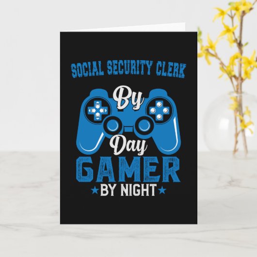Social Security Clerk Kaart (Gele Bloem)