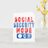 Social Security Modus Ingeschakeld - Senior Citize Kaart (Gele Bloem)