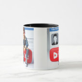 Social Vibes Mug Youtube logo design (Centre)