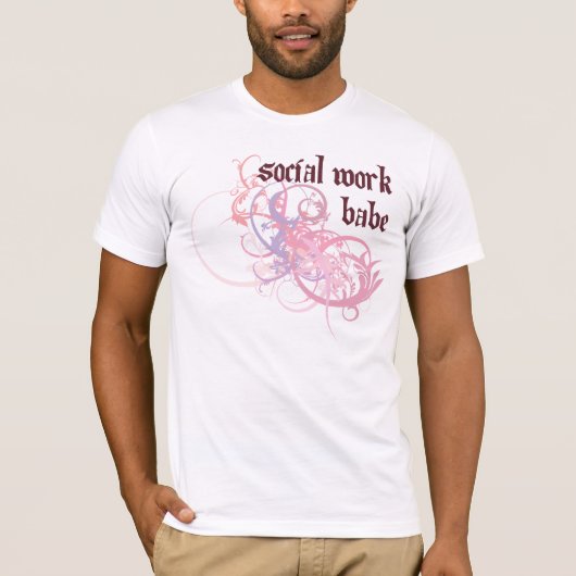 Social Work Babe T-shirt (Voorkant)