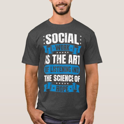 Social Worker for Women Men Gift Tshirt Art (Voorkant)