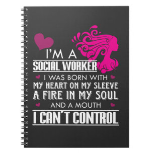 Social Worker Girl Notitieboek