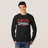 Social Worker LMSW LCSW Social Work Appreciation M T-shirt (Voorkant volledig)