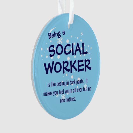 Social Worker Ornament (devant)
