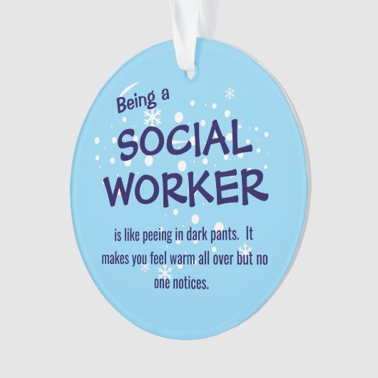 Social Worker Ornament (devant)
