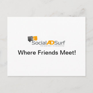Socialadsurf Post Card! Briefkaart