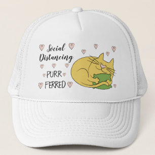 Sociale afstand kat Purrfred Trucker Pet