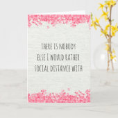 Sociale Afstand Miste Jou Kaart (Gele Bloem)