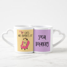 Sociale afstand tussen mijn katten en haar katten