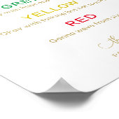 Sociale afstanden Wristband Weddenschap Poster (Hoek)