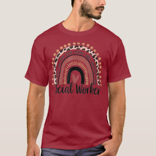 Sociale Arbeiderliefdesregenboog T-Shirt