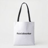 SOCIALE ARBEIDSHashtag Draagtas (Voorkant)