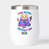Sociale batterij kritisch... (Achterkant)