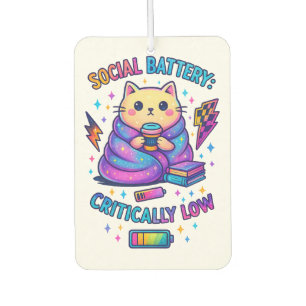 Sociale batterij kritisch... luchtverfrisser