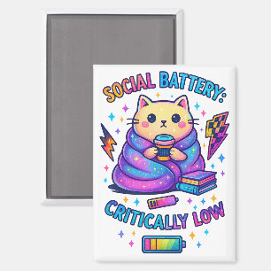 Sociale batterij kritisch... magneet