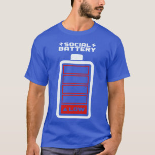 Sociale batterij LOW door Tobe Fonseca T-shirt