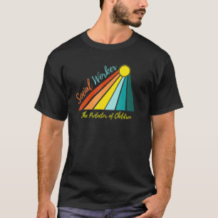 Sociale bescherming van kinderen die een verschil t-shirt