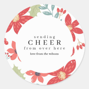 Sociale distantiërende vakantie Stickers