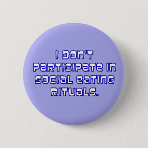 Sociale-eitsafwijkhaven Ronde Button 5,7 Cm