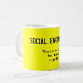 SOCIALE ENGINEERING KOFFIEMOK (Voorkant links)