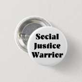 Sociale gerechtigheid Warrior Button (Voorkant /achterkant)