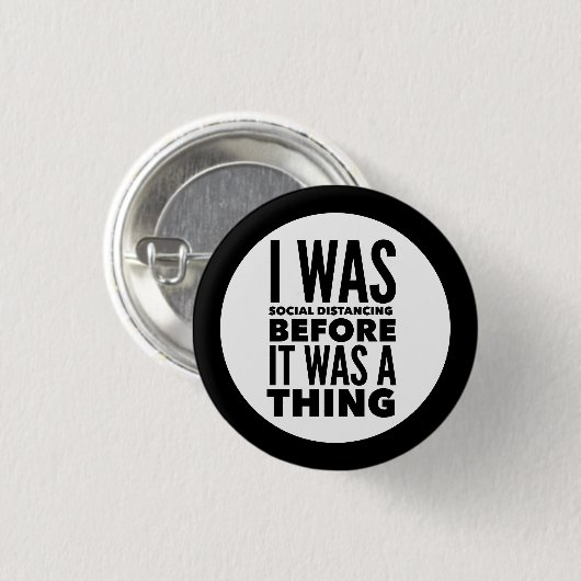 Sociale Humor Button (Voorkant /achterkant)