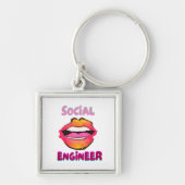 Sociale ingenieur sleutelhanger (Voorkant)